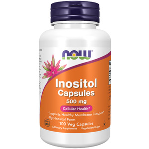 NOW Inositol ,Инозитол 500 мг 100 капсул