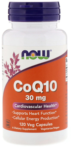  Now Foods COQ-10 30 мг 120 капсул