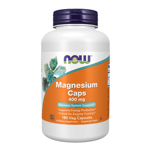 NOW Foods Magnesium Caps 400 мг 180 капсул