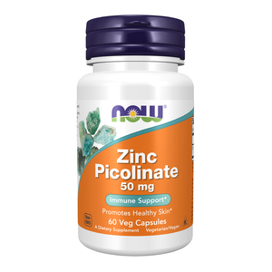 NOW Zinc Picolinate ,Цинк пиколинат 50 мг 60 капс