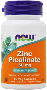 NOW ZINC PICOLINATE 50 мг 60 капс