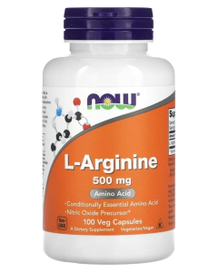  NOW Foods L-Arginine 500 мг 100 капсул