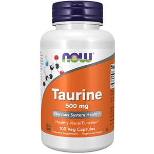 Now Taurine,Таурин  500 мг 100 капсул