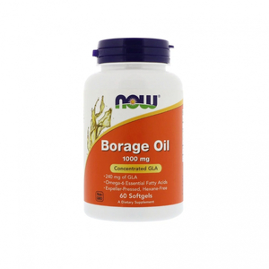Now Foods Borage Oil (240 мг GLA) 60 капсул