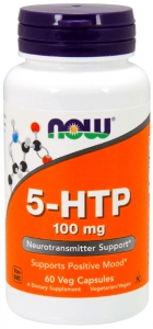 NOW Foods 5-HTP 100 мг 60 капсул