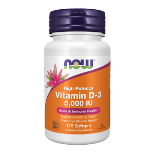 NOW Vitamin Д-3 5000 ме 120 капсул